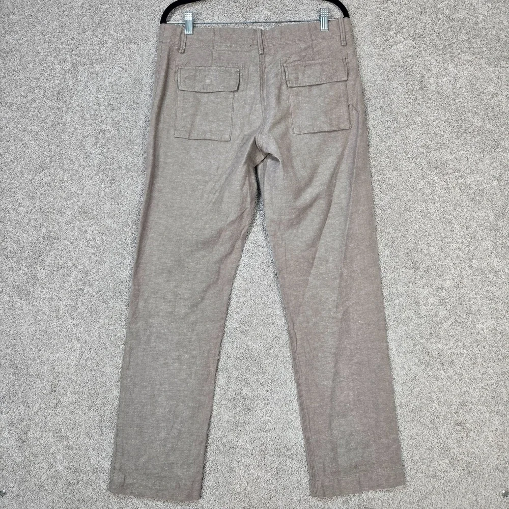 Banana Republic Pants Mens 32x32 Gray Linen Blend straight
